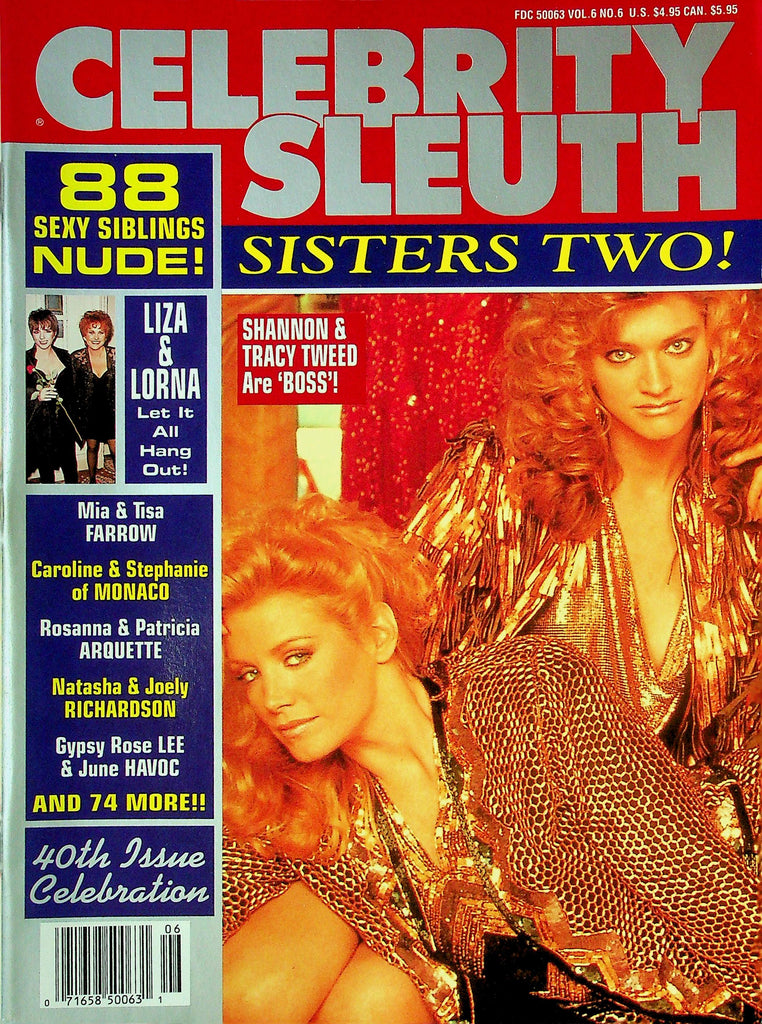 Celebrity Sleuth Magazine Ft Shannon & Tracy Tweed Vol.6 No.6 031425RP