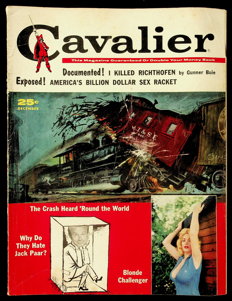 Cavalier Adult Magazine V8, #78 Dec. 1959 I Killed Richtofen 091026HRP-50