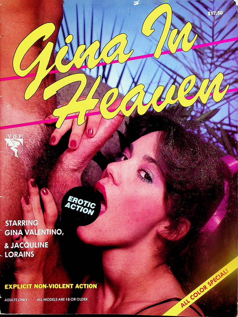 Gina In Heaven Magazine   Starring Gina Valentino & Jacqulin Lorains  #1 1980's  by VOF      112823lm-p2