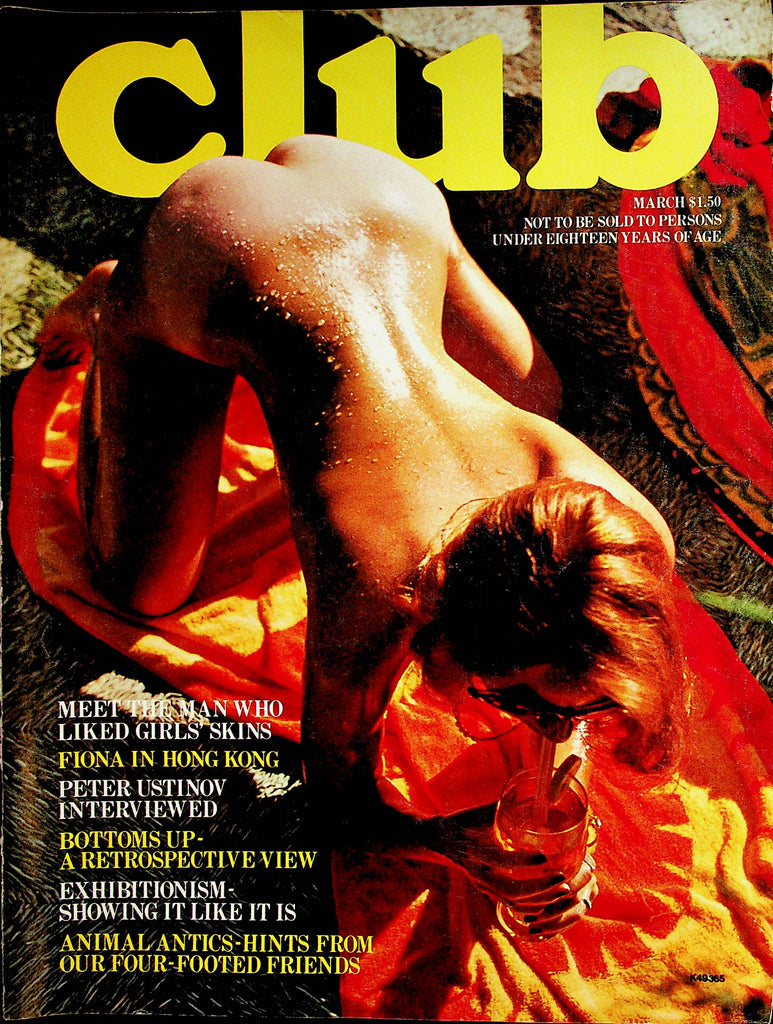 Club Magazine   Fiona In Hong Kong / Peter Ustinov Interview  March 1975  Paul Raymond   060823lm-p