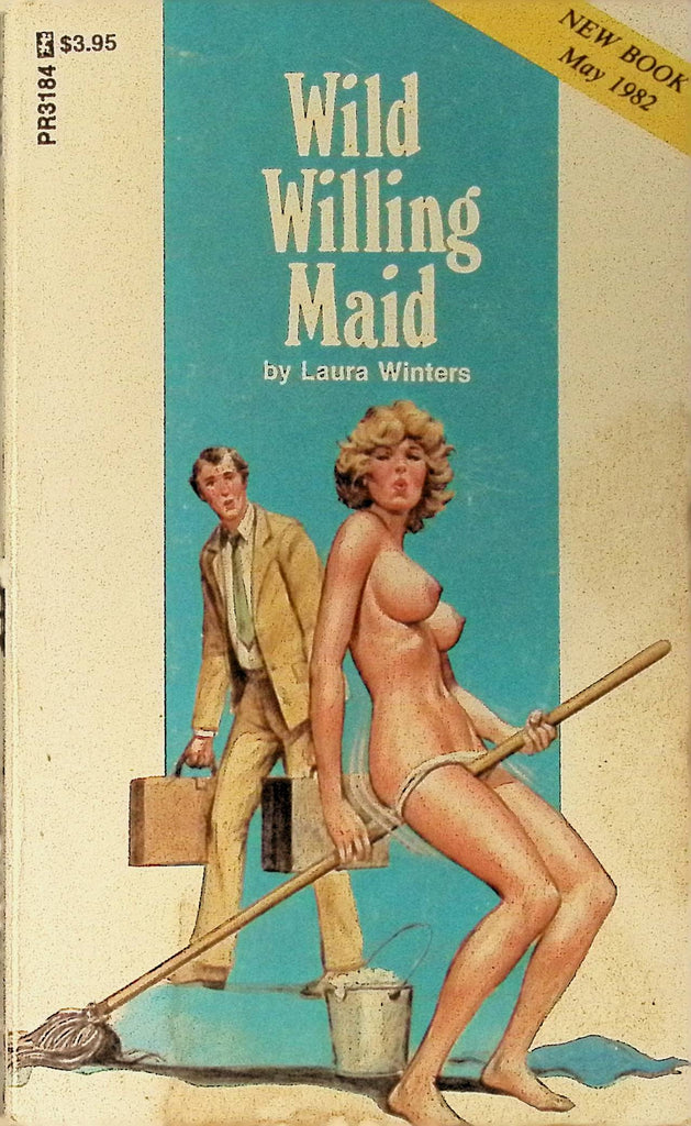 Wild Willing Maid by Laura Winters PR3184 May 1982 Greenleaf Classics Adult Paperback Novel 080625AMP