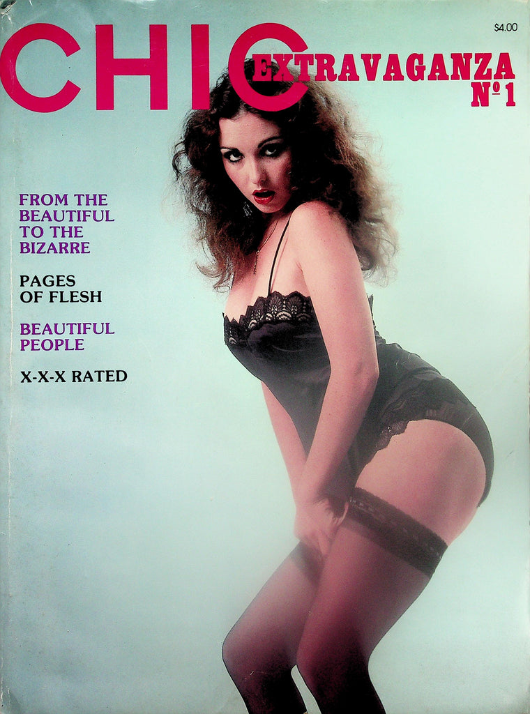 Chic Extravaganza Magazine  From Beautiful To Bizarre / Pages Of Flesh  #1  July 1977     112825lmp2
