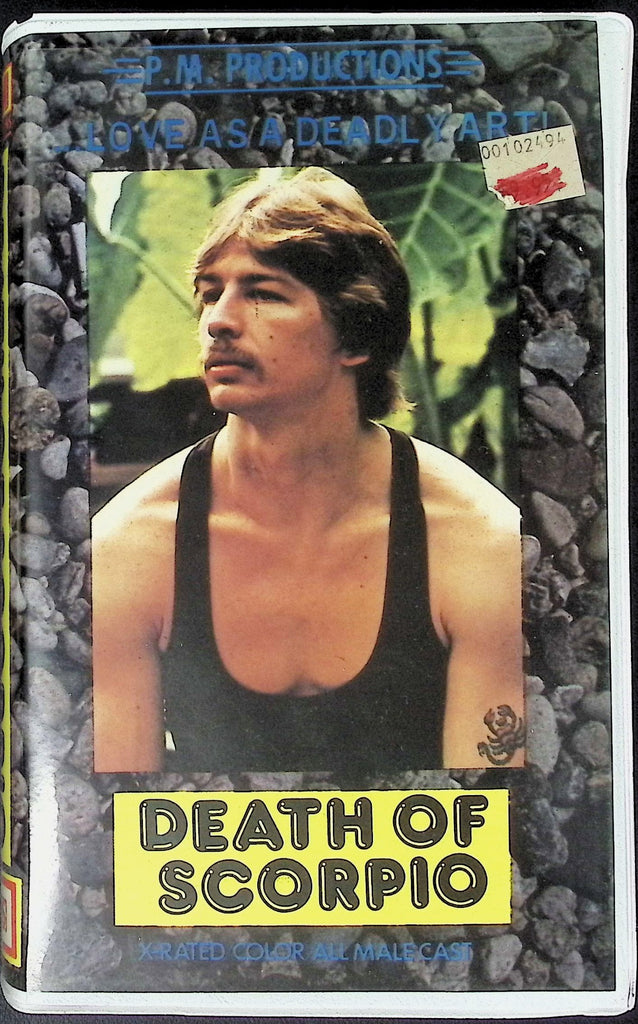 Death of Scorpio Shawn Gregory Michael Stone Giuseppe Welch Gay/LGBT VHS PM Productions 052026AKVHS