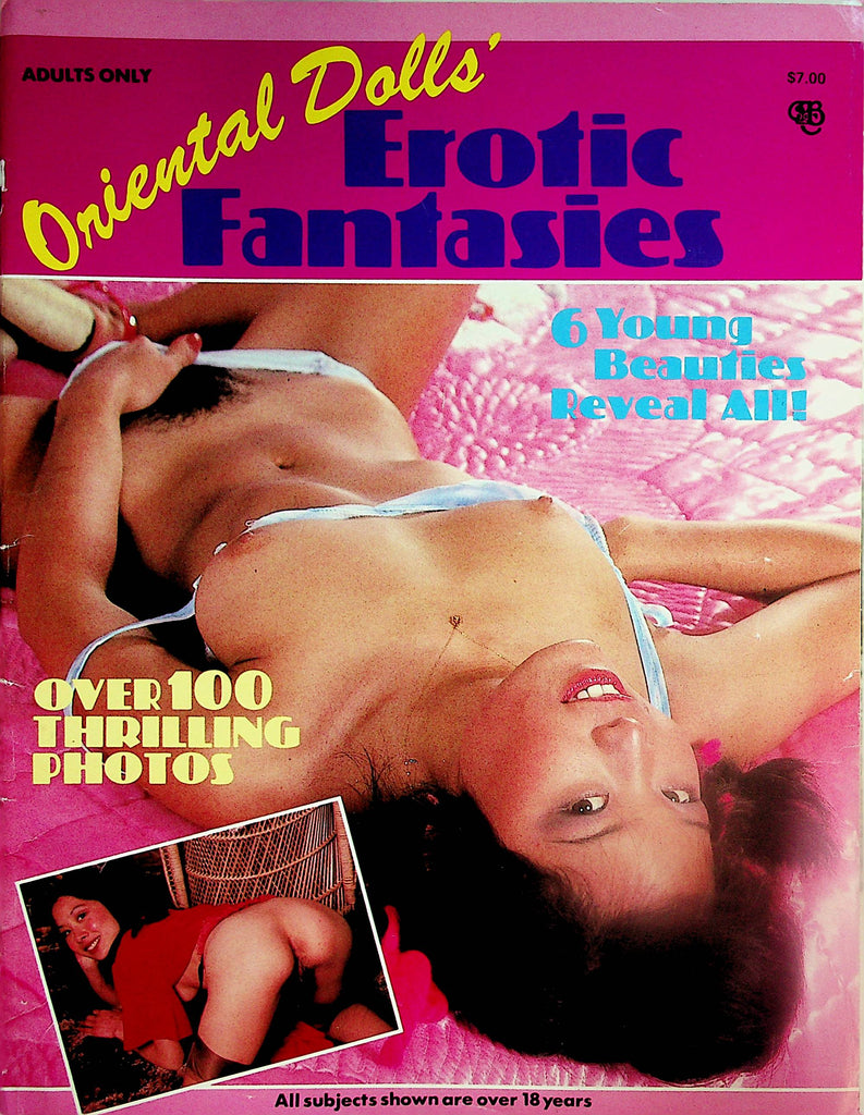 Oriental Dolls' Erotic Fantasies Magazine  Over 100 Photos  #1 1985 Briarwood   102223lm-p