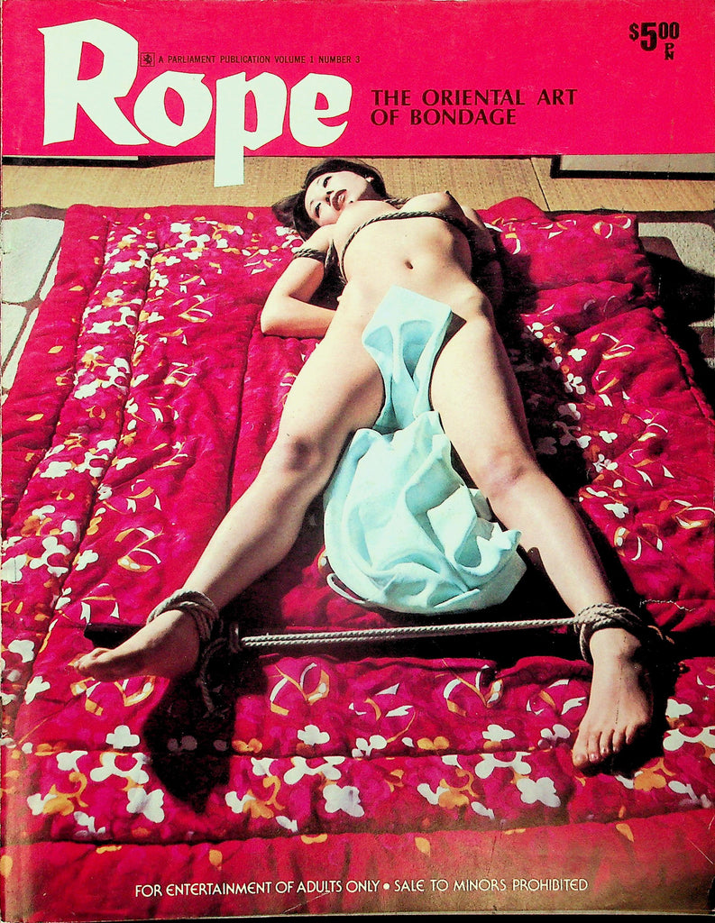Rope The Oriental Art Of Bondage Magazine  vol.1 #3  January 1975  Parliament    052726lmp2-GSC