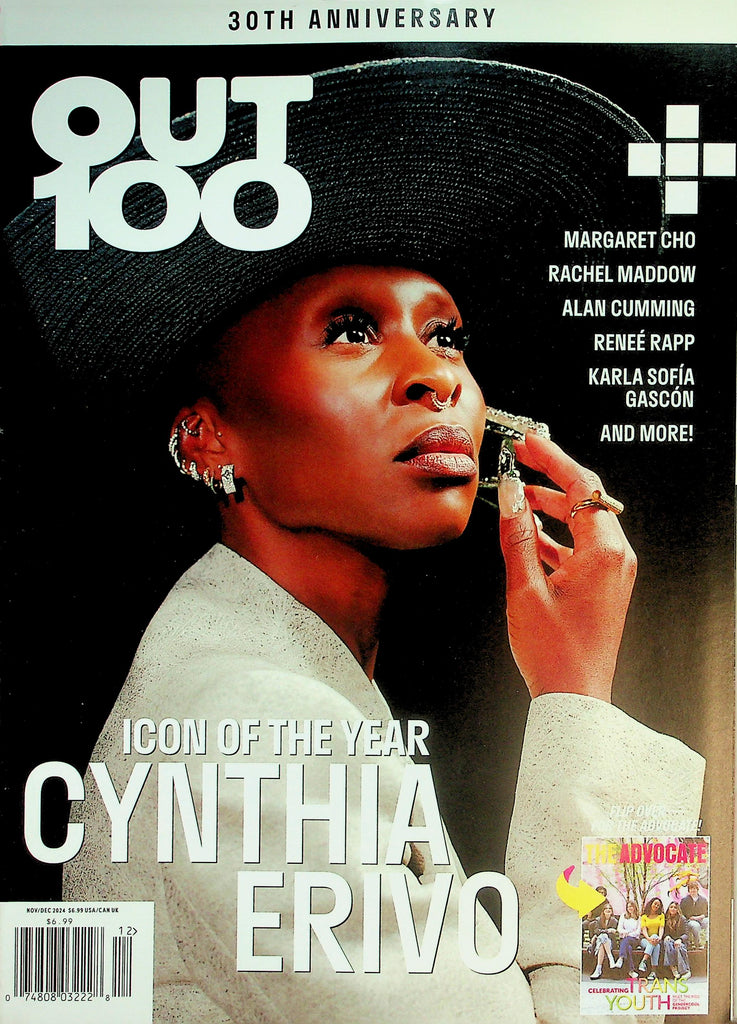 OUT 100 LGBTQ+ Magazine Icon Of The Year Cynthia Erivo - 30th Anniversary November 2024     042126lmp