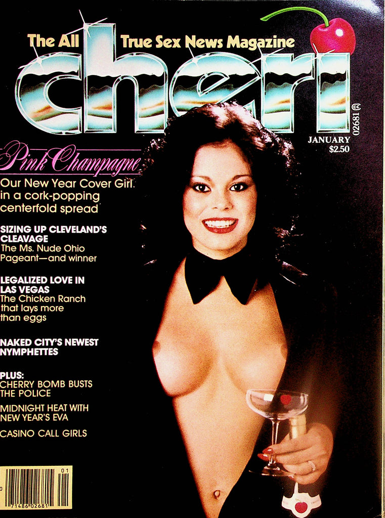 Cheri Magazine   Pink Champagne New Year Cover Girl Linda   January 1979   031124lm-p2