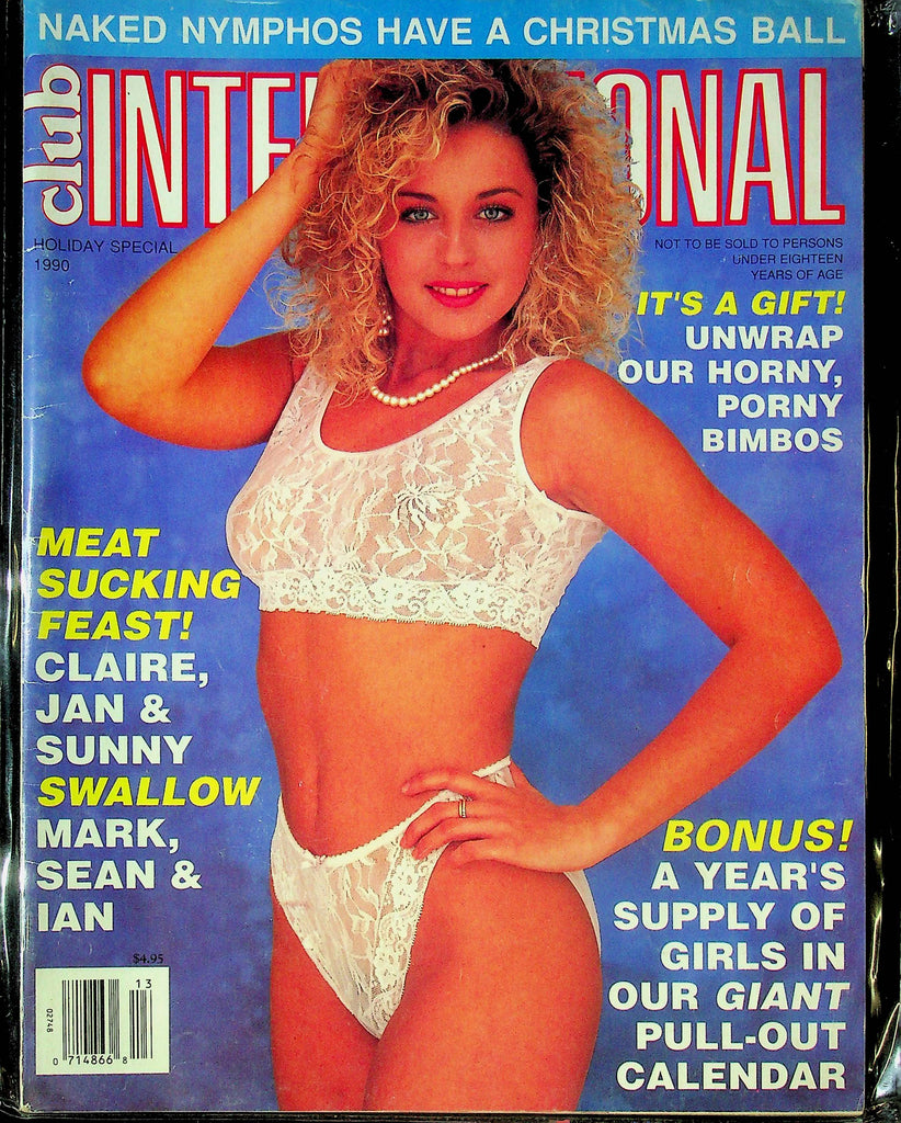Club International Magazine Claire & Jan Holiday Special 1990 051824RP