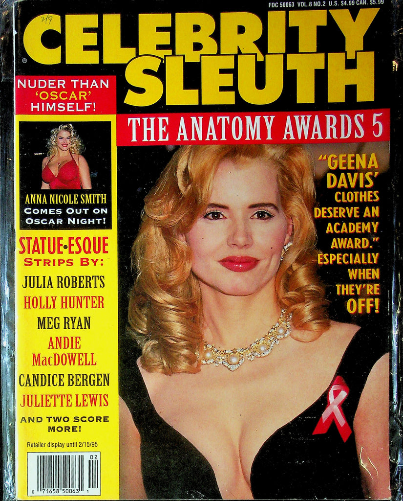 Celebrity Sleuth Magazine The Anatomy Awards 5 Ft. Geena Davis Vol.8 No.2 052025RP