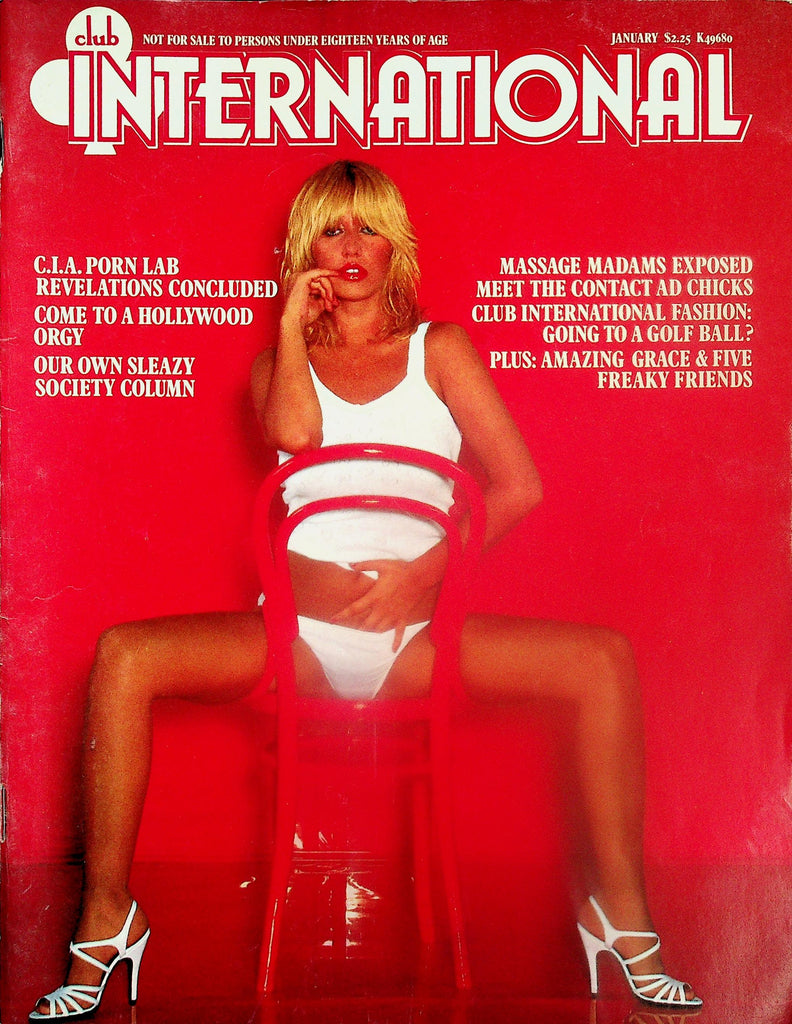 Club International Magazine  Zena, Cherry & More Sexy Girls!  January 1978   111625lm-p