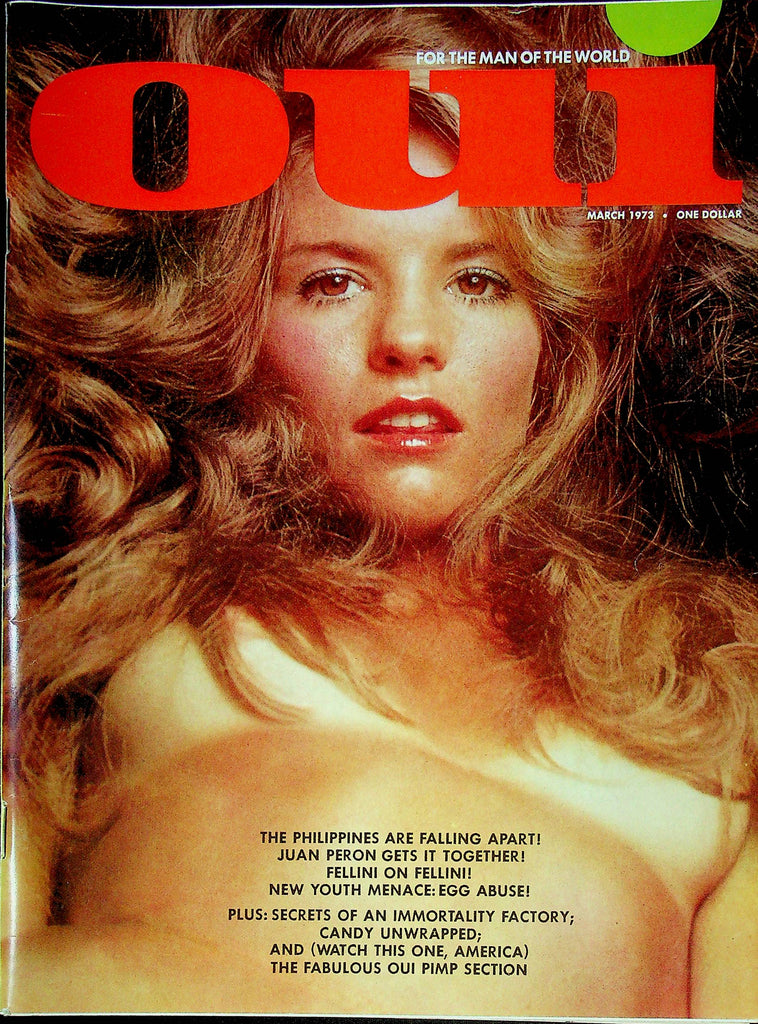 OUI Magazine Juan Peron & Sue Paul March 1973 122724RP