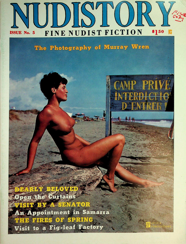Nudistory Magazine   Dearly Beloved / Open The Curtain #5 1966 Utopia Production  070126lmp-GSC