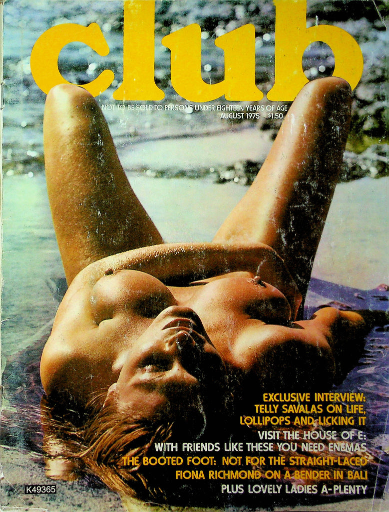 Club Magazine Telly Savalas Interview August 1975 102723RP