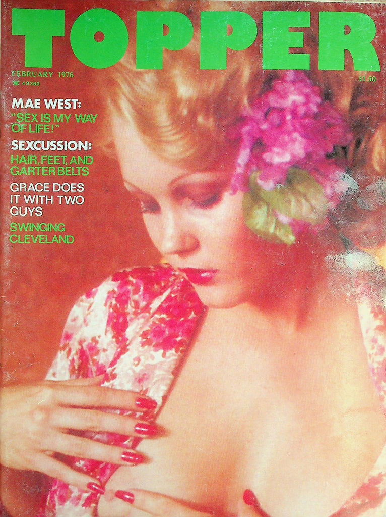 Topper Magazine  Covergirl Pam / Mae West   February 1976   062526lmp-GSC