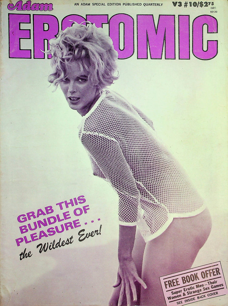 Adam Erotomic Magazine  Sex Clinic/Male Orgasm / Candy Stripers  w/Calendar  vol.3 #10 1978   062726lmp-GSC