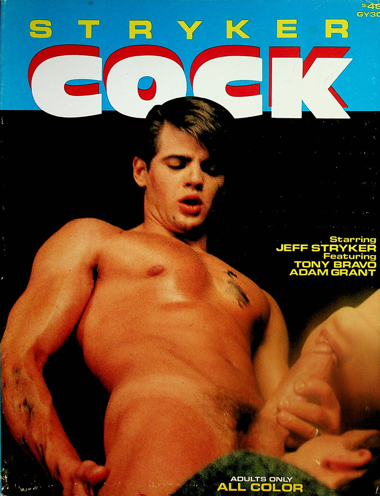 Stryker Cock Gay Magazine  Jeff Stryker, Tony Bravo, Adam Grant  #1 1980's    031624lm-p