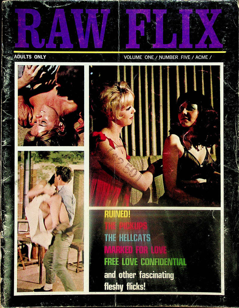 Raw Flix Magazine   The Pickups, Marked For Love and More Fleshy Flicks!  vol.1 #5  1968    030525lm-p