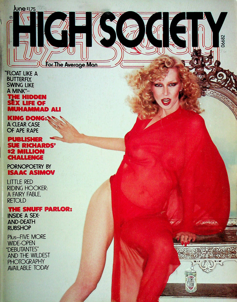 High Society Magazine Muhammad Ali & Sue Richards June 1976 031225RP