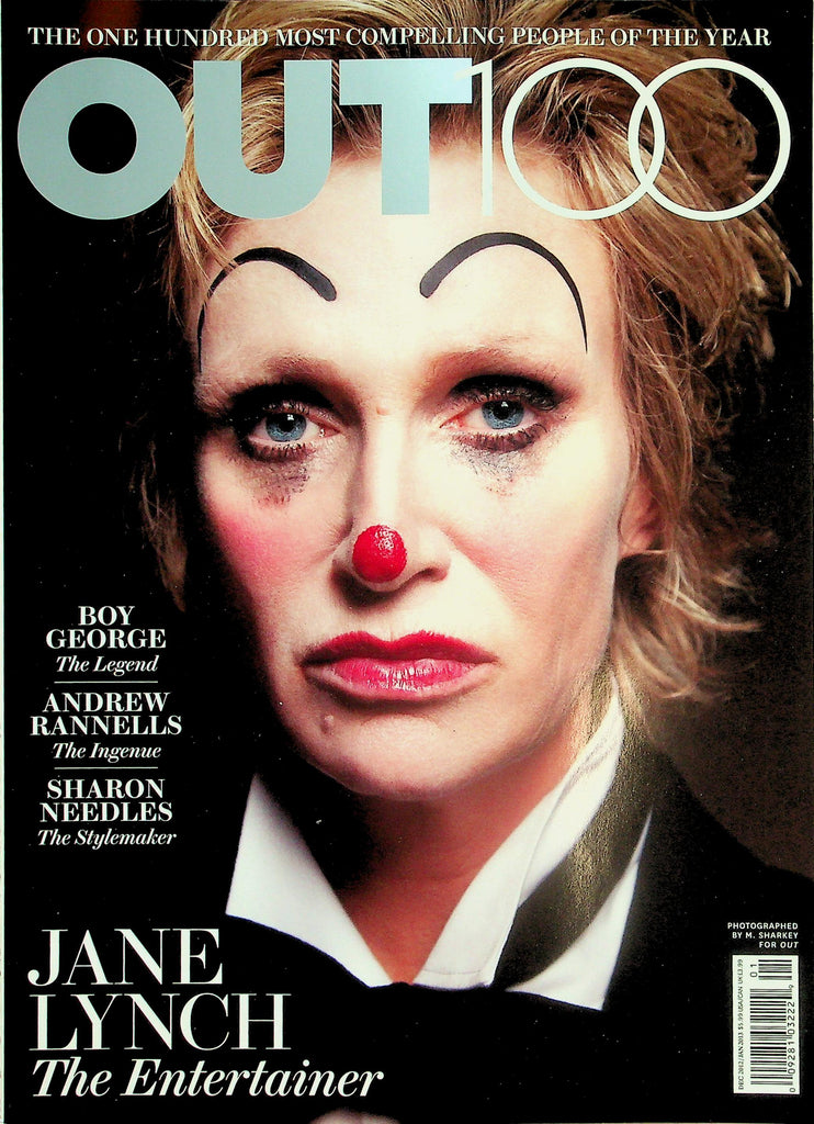 Out 100 Gay & Lesbian Magazine  Cover: Jayne Lynch / Boy George The Legend  December 2012  032326lmp