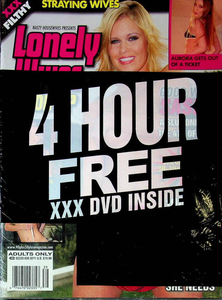 Lonely Wives Magazine Ft. Aurora Issue No.39 2011 Sealed W/DVD 082825RP2-
