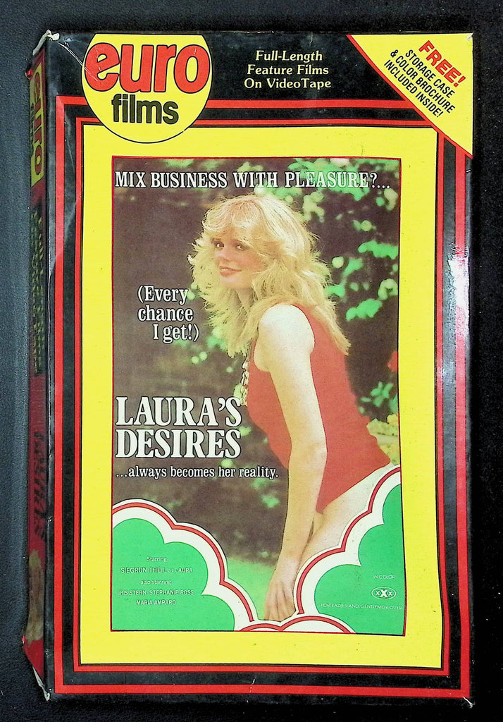 Laura's Desires Euro Films VHS 1980 Siegrun Theil Iris Stern 041125DMVHS