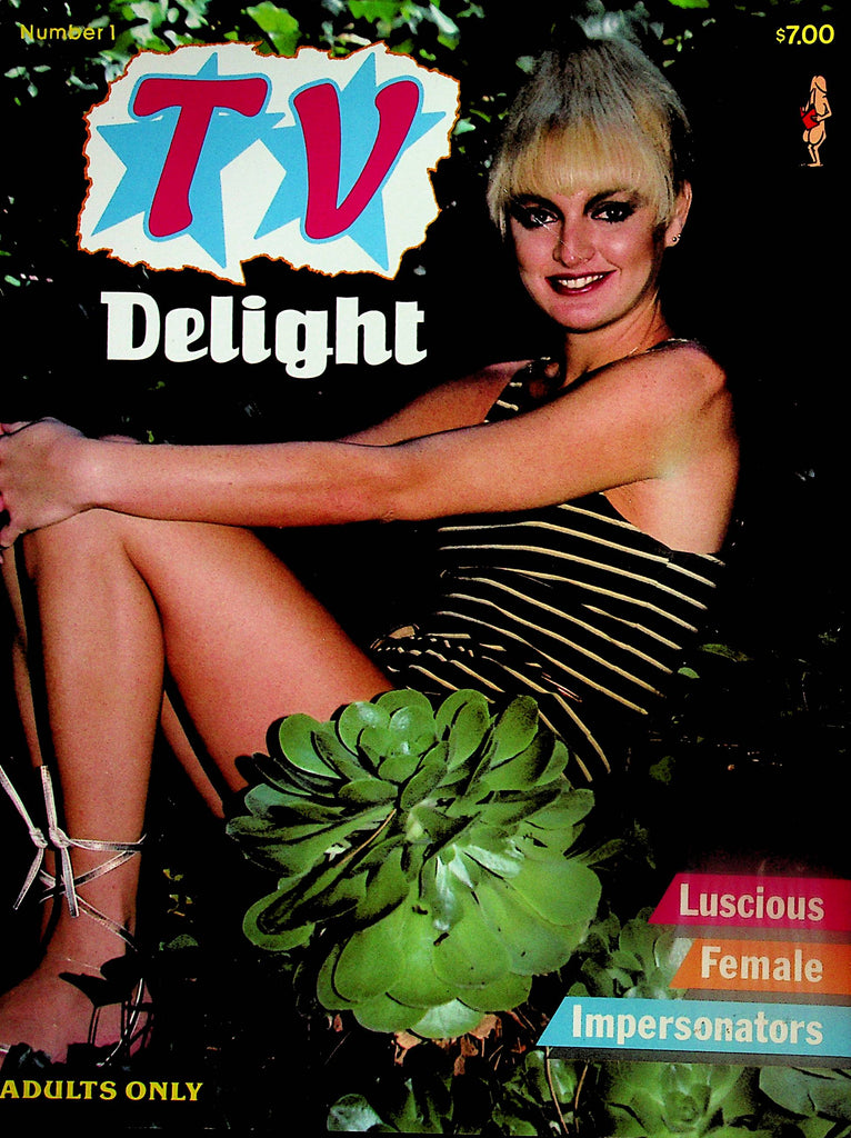 TV Delight Tranny Magazine  Luscious Female Impersonators  #1 1980's    082224lm-p