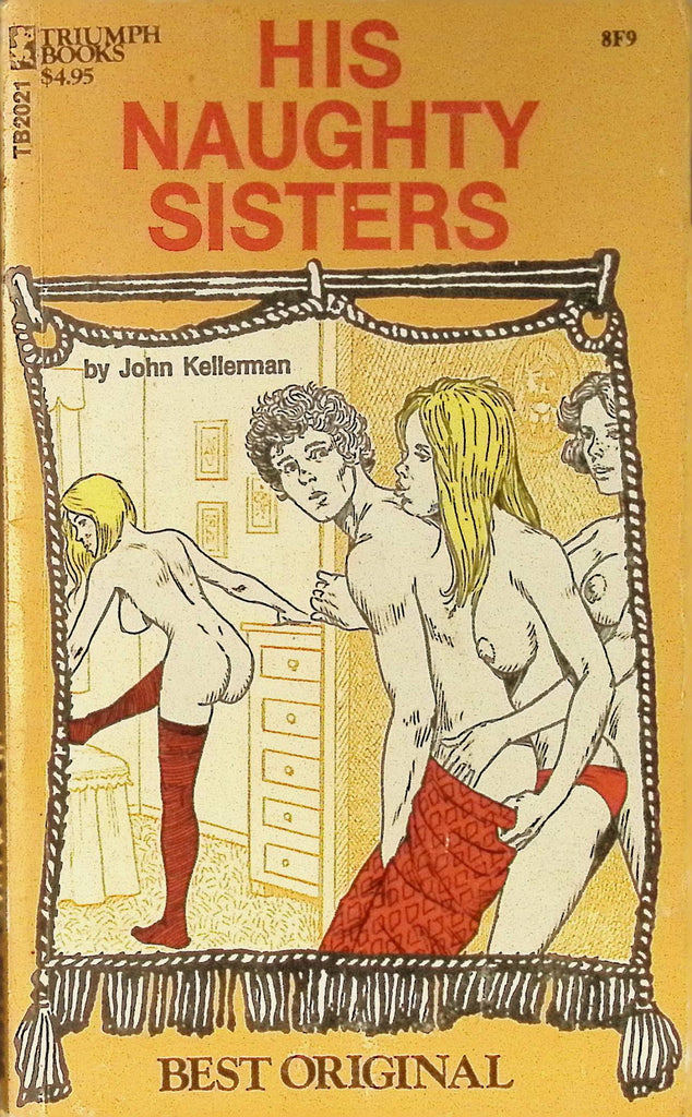 His Naughty Sisters by John Kellerman TB2021 1970s Best Original Greenleaf Classics Triumph Books Press Adult Paperback Novel 071625AMP
