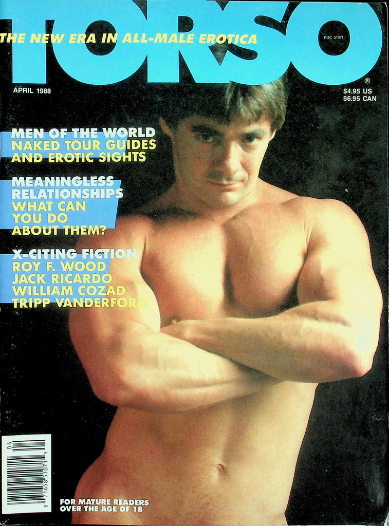 Torso Gay Magazine    Men Of The World Naked Tour Guides And Erotic Sights   April 1988     122625lmp