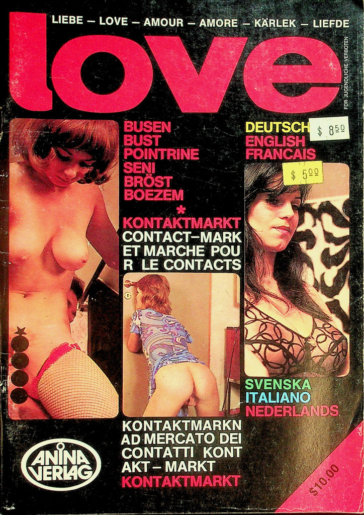 Love International Digest  Ruth The Stewardess / Lola's Threesome  #1 1970's   100226lmp-GSC