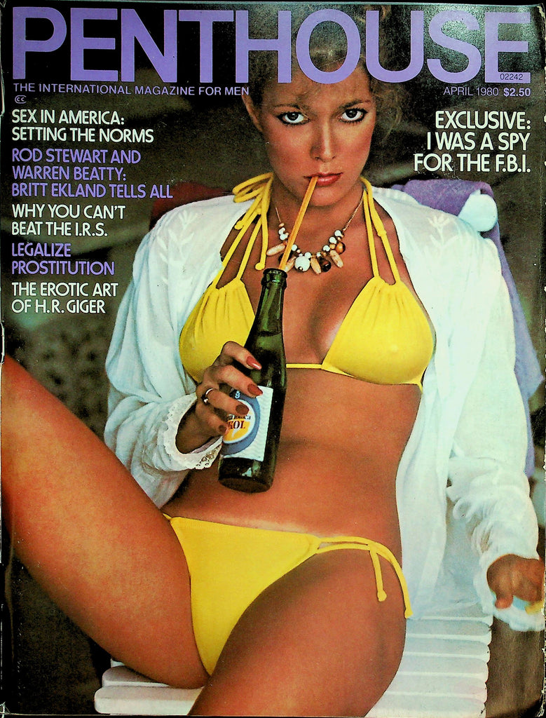 Penthouse Magazine  Sex In America - Rod Stewart & Warren Beatty: Britt Ekland Tells All   April 1980    040726lmp