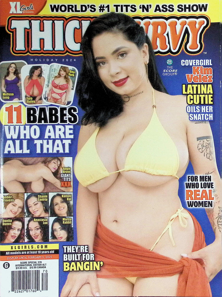 Thick & Curvy Magazine Holiday 2024 Covegirl Kim Velez Angie Bravo  100426LLP