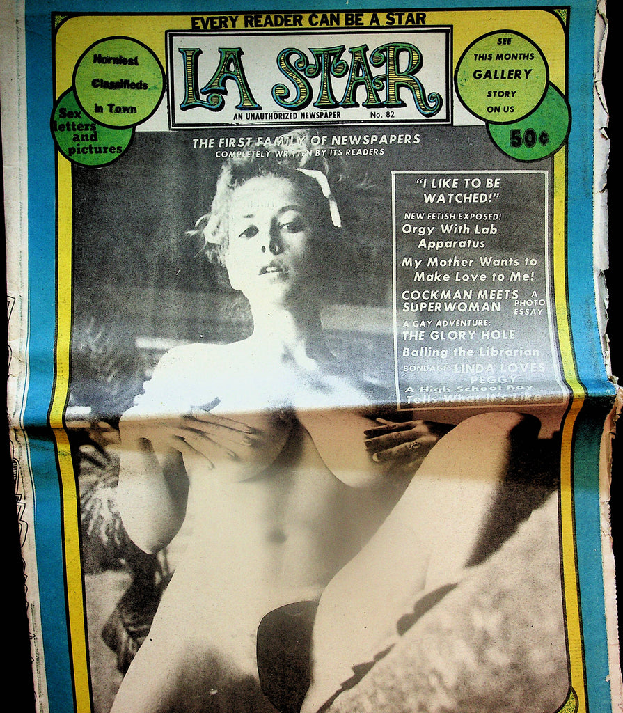 LA Star Unauthorized Adult Newspaper  "Like To Be Watched" #82  1975   102324lm-p
