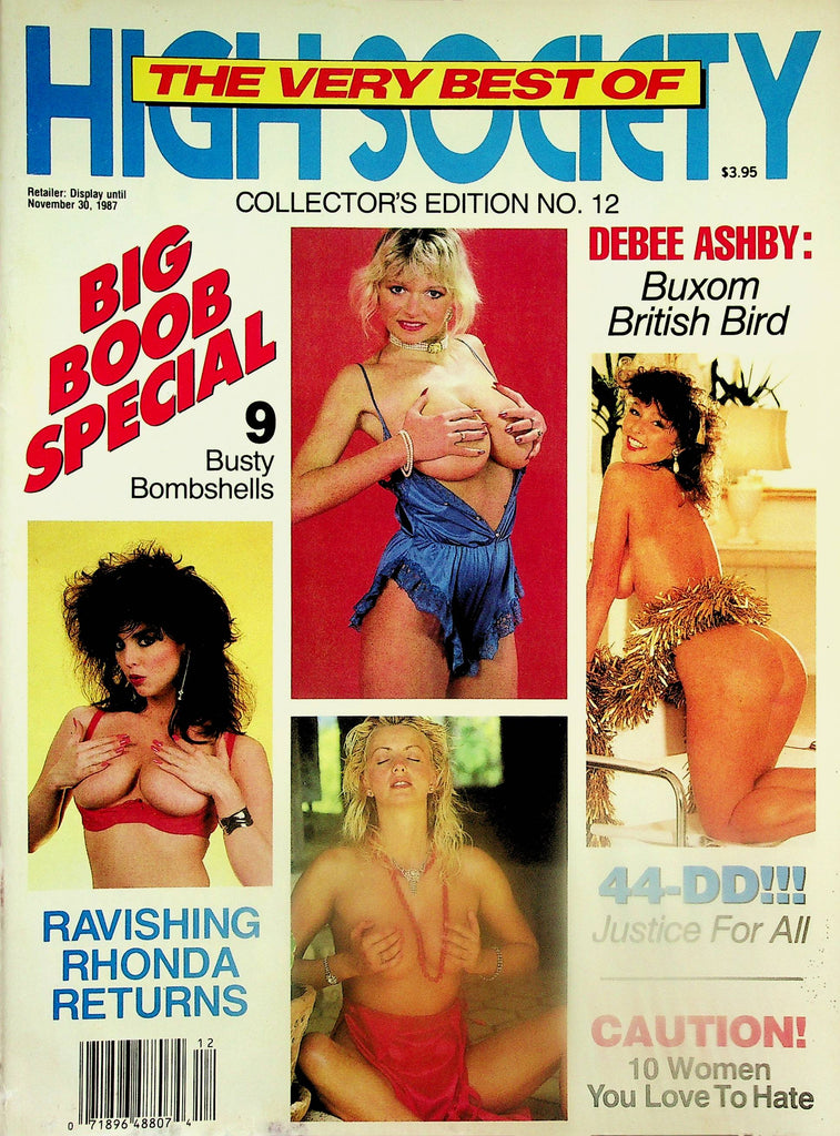 The Very Best Of High Society Magazine  Big Boob Special  Debee Ashby / Ravishing Rhonda  #12 1987    042825lm-p