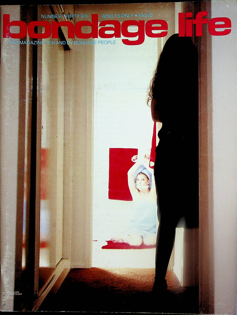 Bondage Life Magazine  Cover Girl Marley Haze Bathed, and Bound  #36  May 1989    012025lm-p