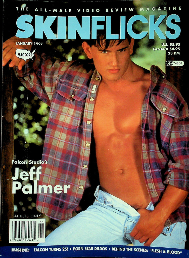 Skin Flicks Gay Magazine   Falcon Studio's Jeff Palmer  January 1997  Magcorp    122325lmp