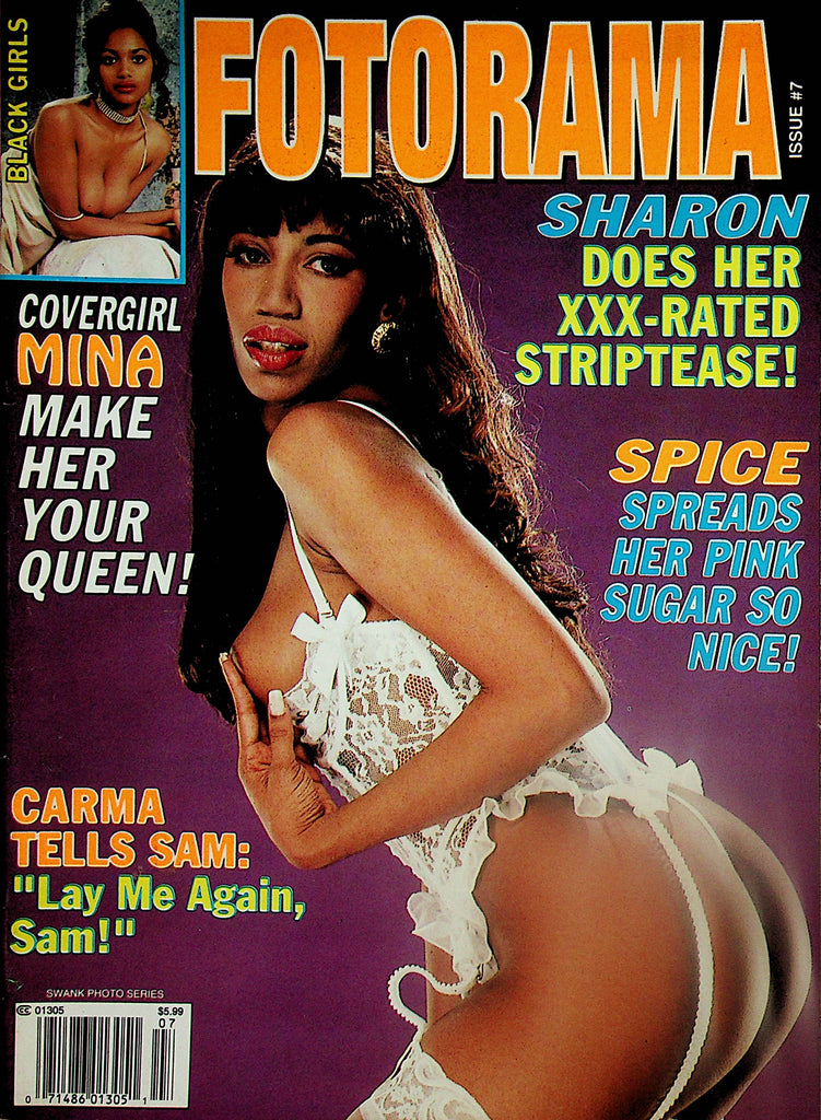 Fotorama Magazine  Beautiful Black Girls - Covergirl Mina #7  1994  042624lm-p2