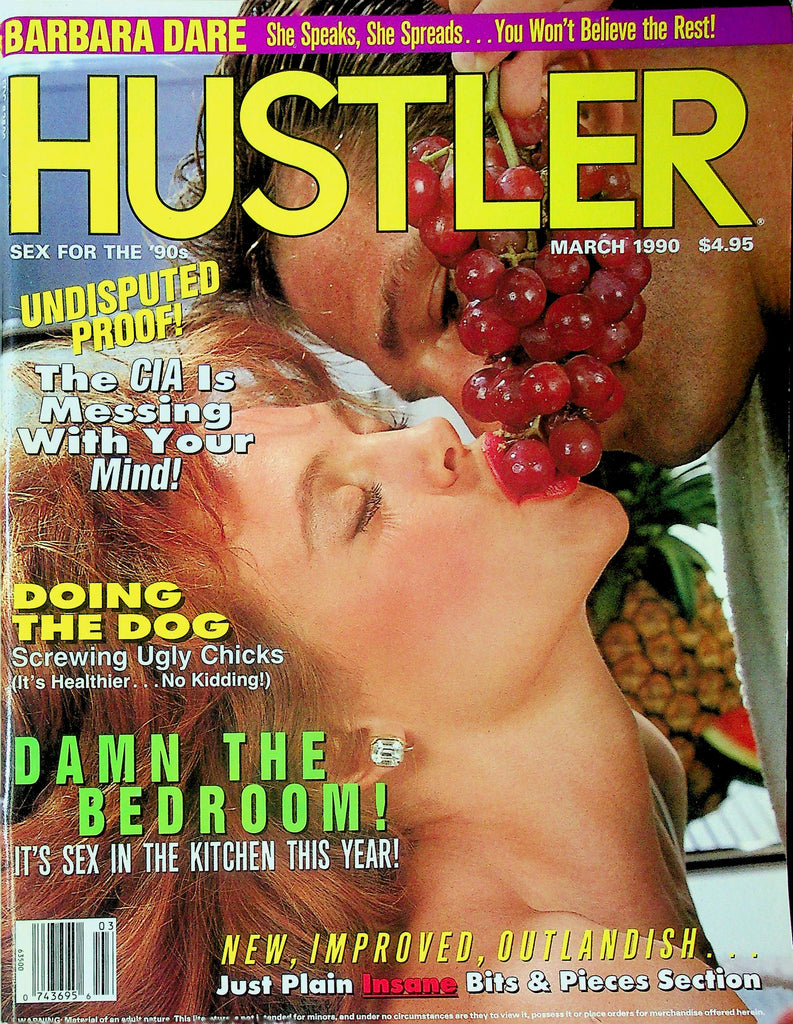 Hustler Magazine Ft. Manson & Ramirez And Barbara Dare March 1990 050125RP