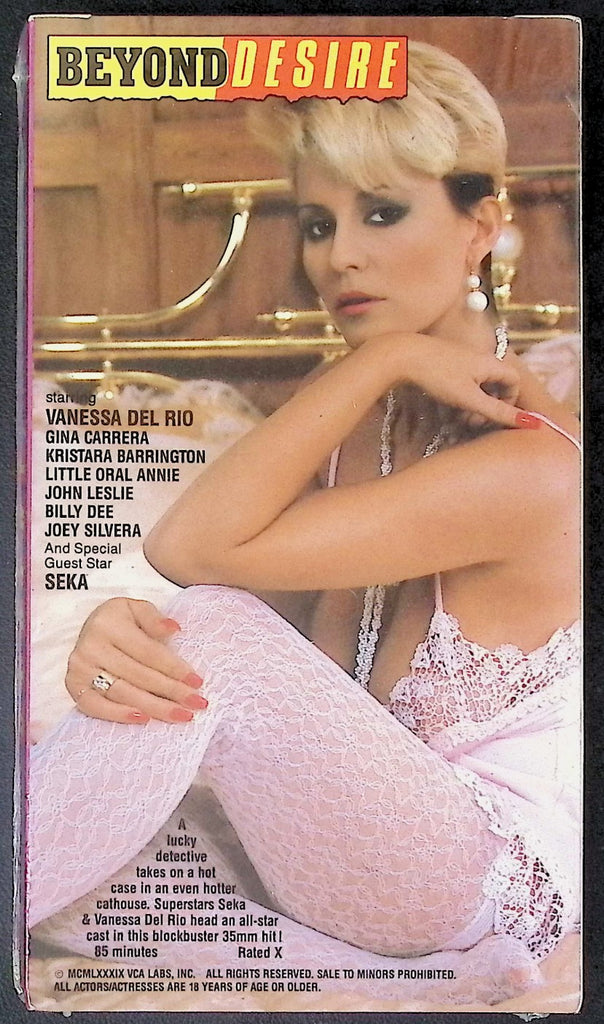 Beyond Desire ft. Seka, Vanessa Del Rio, Kristara Barrington Adult SEALED VHS VCA Labs 102325AKVHS2