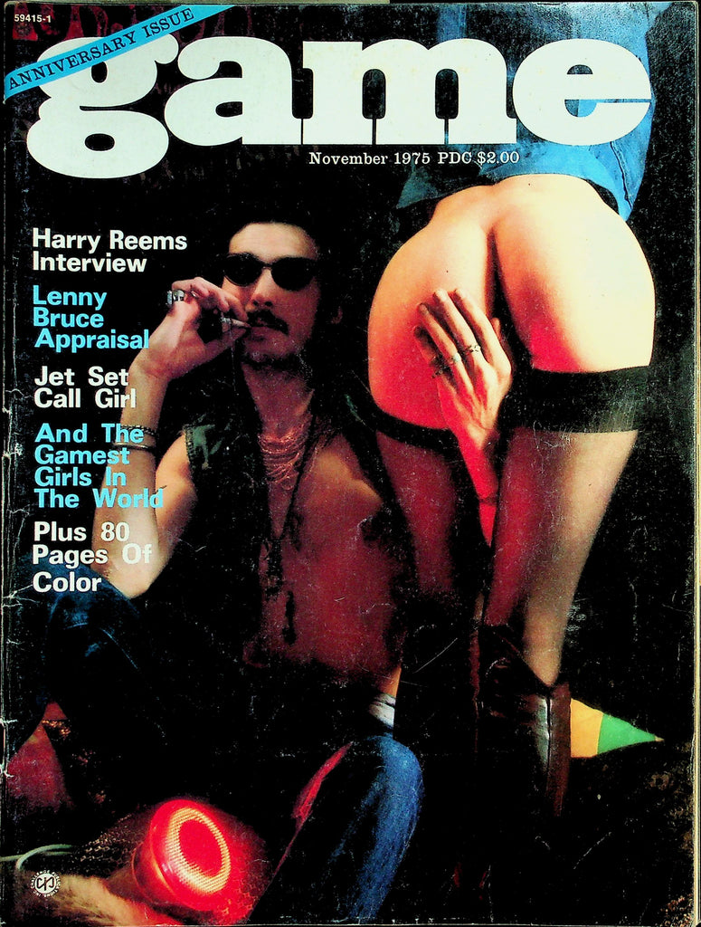 Game Magazine  Anniversary Issue  Harry Reems Interview / Centerfold Girl Arlene   November 1975    030626lmp