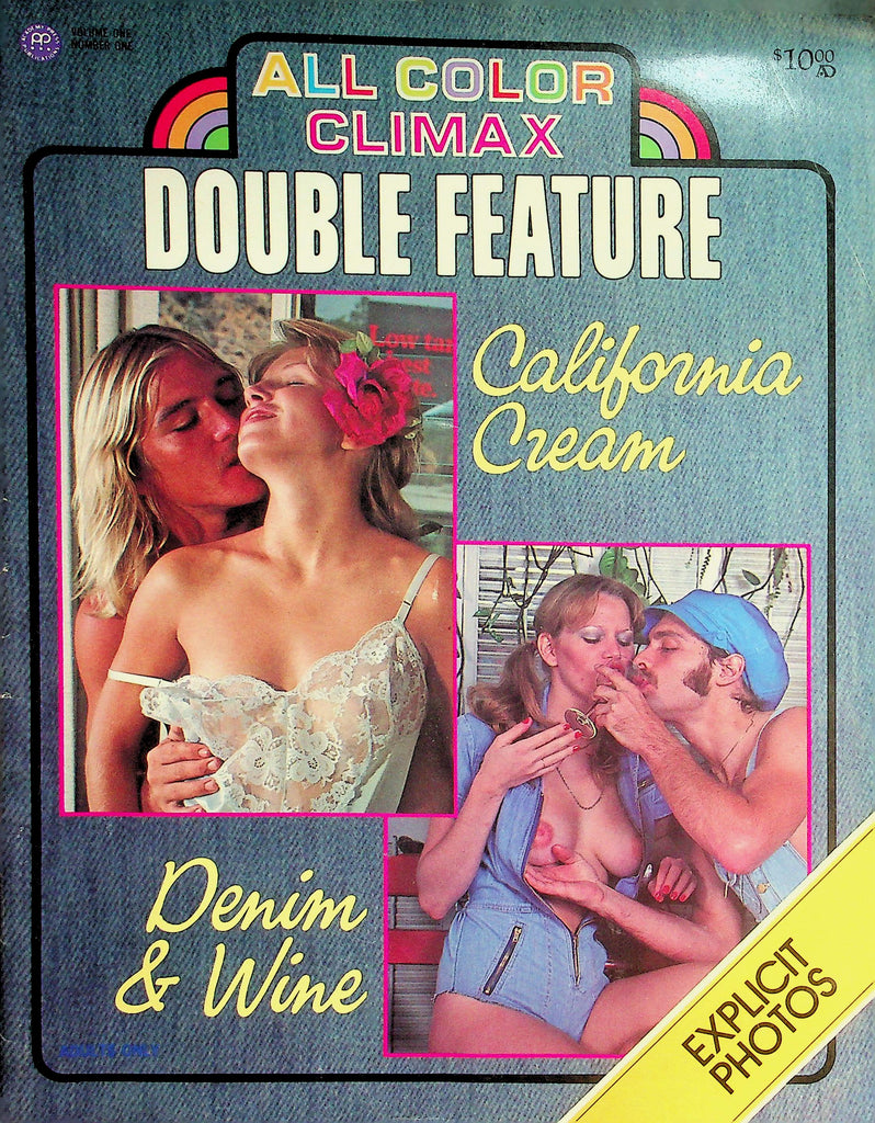 California Cream and Denim & Wine Double Feature Magazine  vol.1 #1  1980's  082626lmp-GSC