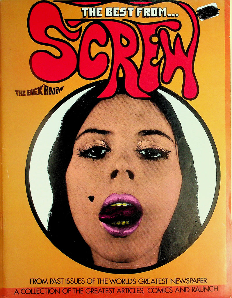 The Best From... Screw Magazine  Collection The Greatest Articles : Uschi Digard, Sing Along With Screw, Etiquette Of Asshole Eating and More!  1970's    101326lmp-GSC