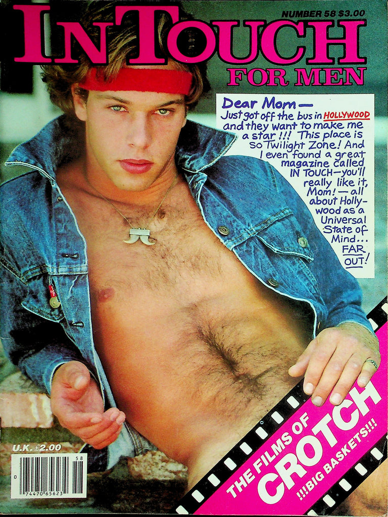 In Touch For Men Gay Magazine  Cover Guy Jean-Robert / Films Of Crotch    #58  1981   102726lmp2-GSC