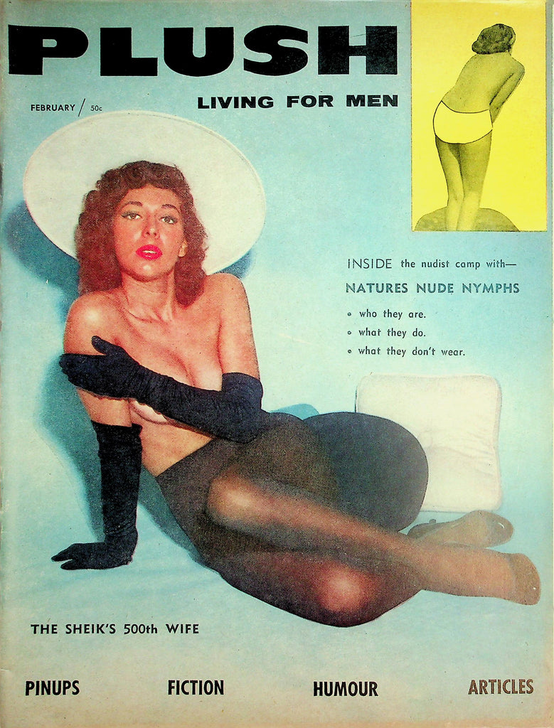Plush Magazine  Natures Nude Nymps / Anita London  February 1960's   032326lmp
