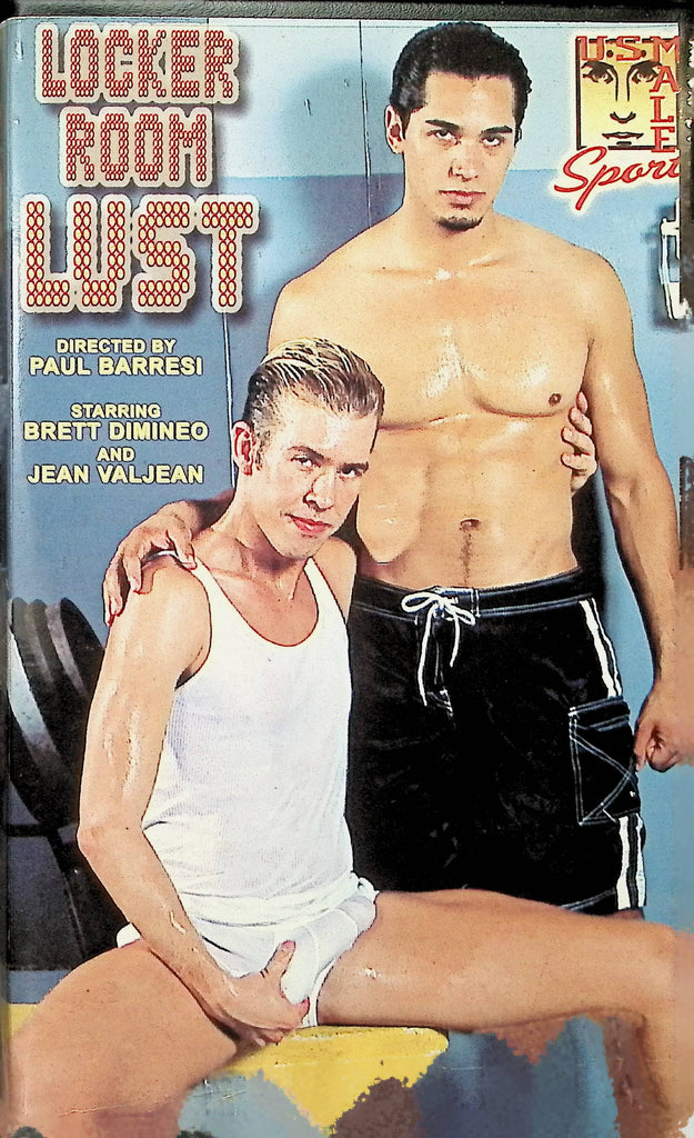 Locker Room Lust Paul Barresi Brett Dimineo jean Valjean 2002 Gay Male VHS 091724AMPVHS