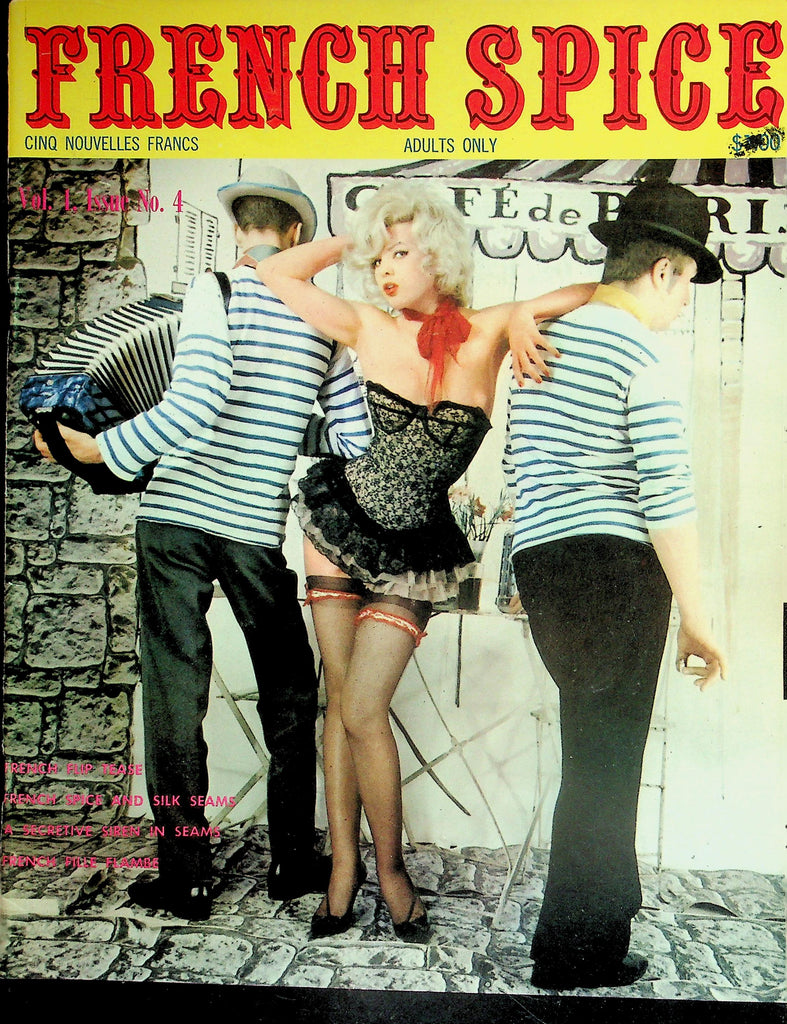 French Spice Magazine Spice & Silk Seams vol.1 #4 1963  w/cf 051926lmp