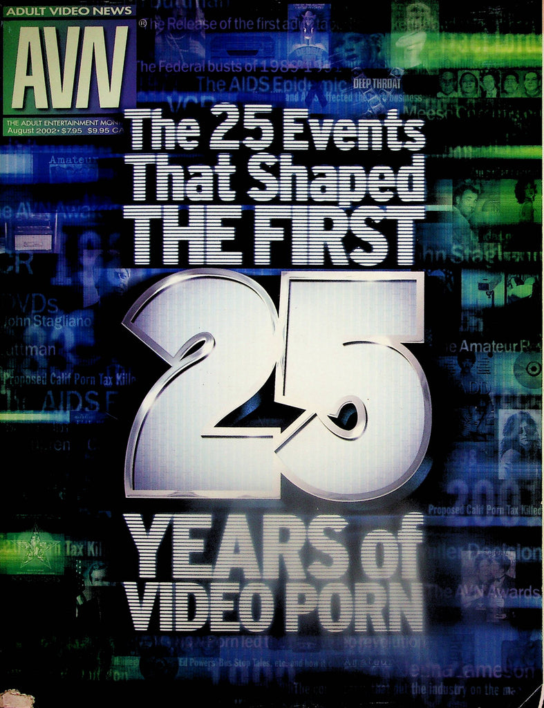 AVN Adult Video News Magazine  The First 25 Years Of Video Porn   August 2002   070225lm-p