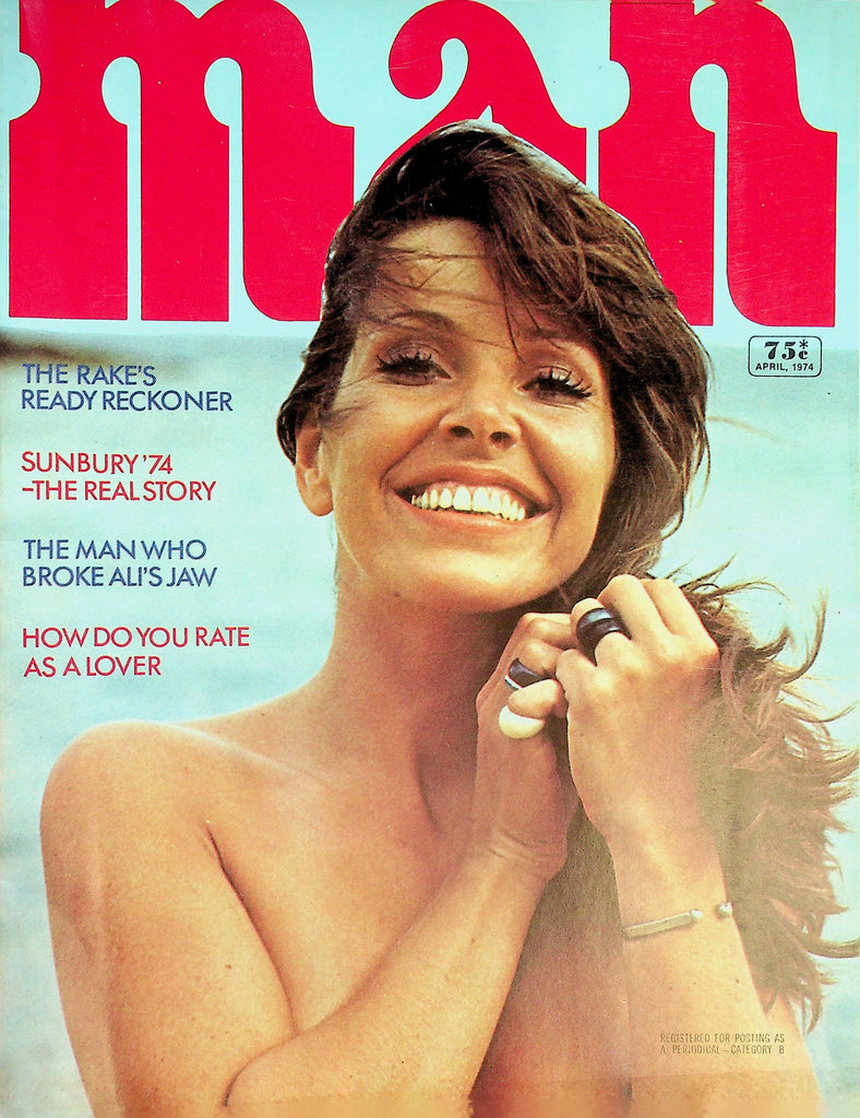 Man Magazine  How Do You Rate As A Lover /  Girl Of The Month Miranda  April 1974    012026lmp