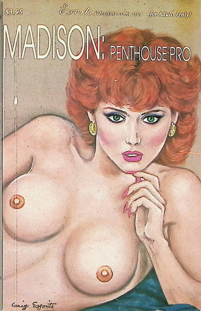 Madison: Penthouse Pro Escorts EC-101 1991 Star Distributors Adult Paperback Novel-080224AMP