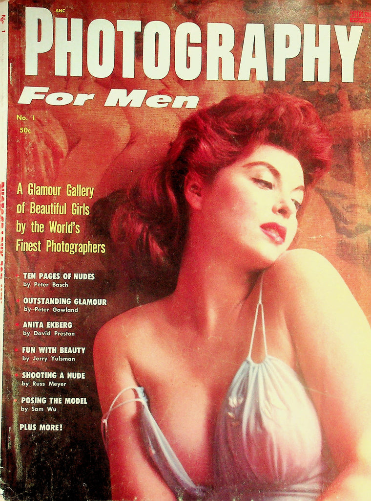 Photography For Men Magazine   Glamour Gallery : Anita Ekberg, Shooting A Nude, Posing The Model  #1 1957    032726lmp