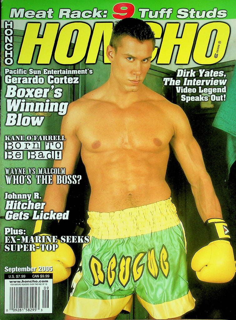 Honcho Gay Magazine   Gerardo Cortez Boxer's Winning Blow!  September 2005   031926lmp